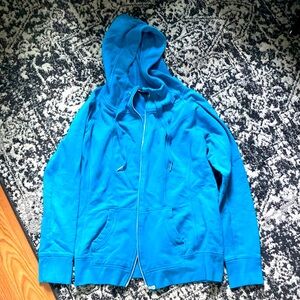 Teal Champion Zip-Up Sweatshirt